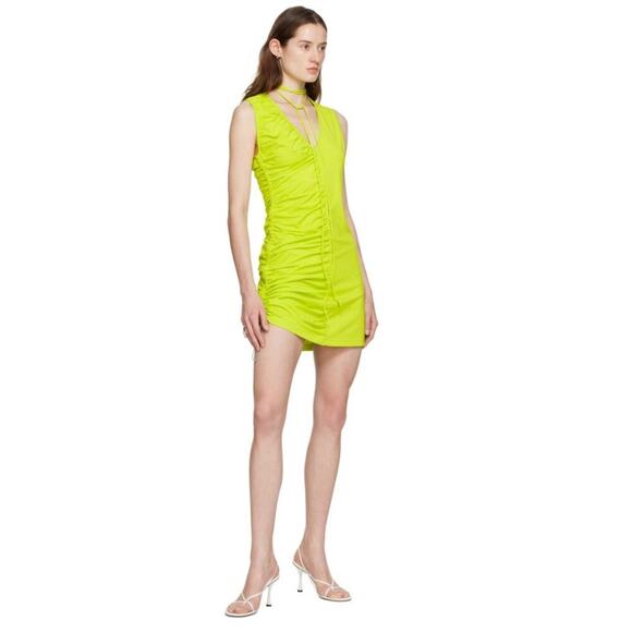 Saks Potts Green Philippe Minidress Size Medium - Picture 2 of 11